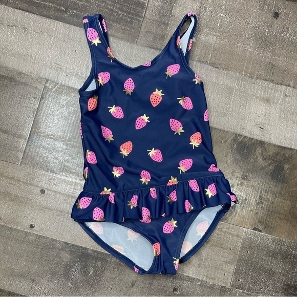 OshKosh Strawberry 🍓 One Piece Swimsuit size 18 months - Picture 1 of 6